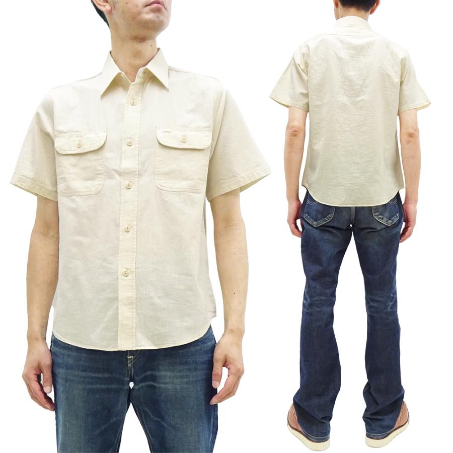 SUGAR CANE シュガーケーン ホワイトシャンブレー ワークシャツ Sugar
