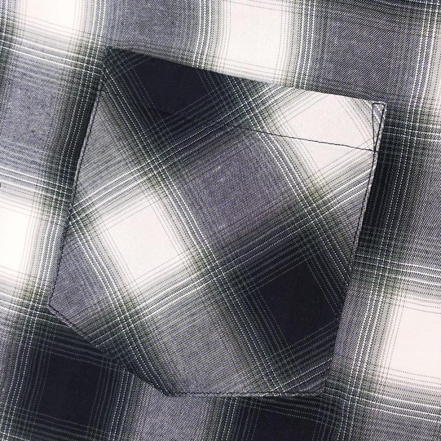 SUGAR CANE シュガーケーン レーヨン オンブレチェック 半袖シャツ