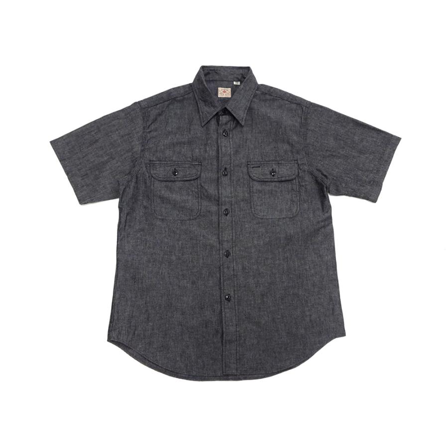 SUGAR CANE シュガーケーン ブラックシャンブレー ワークシャツ Sugar