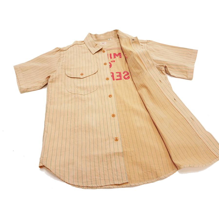 SUGAR CANE シュガーケーン コークストライプ ワークシャツ カスタム