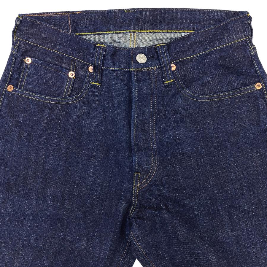 シュガーケーン デニムパンツ SUGAR CANE 砂糖黍製 14oz. ハワイ藍混 右綾デニム ストレートジーンズ Lot.401 SC40401A 新品の画像