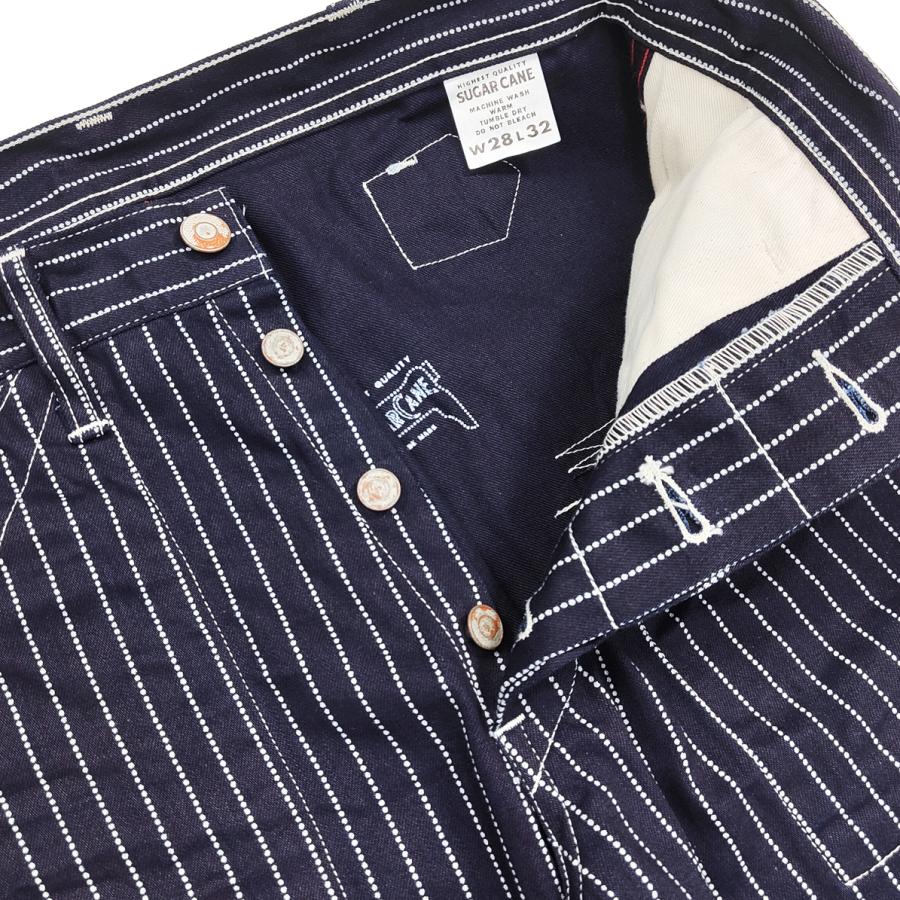 SUGAR CANE ウォバッシュストライプ エンジニアパンツ 32/32 SUGAR CANE ウォバッシュストライプ エンジニアパンツ 32/32