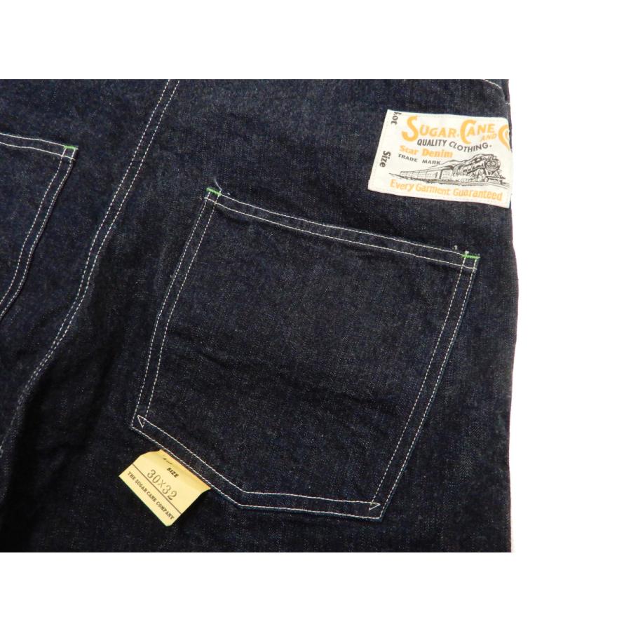 SUGAR CANE シュガーケーン オーバーオール Sugar Cane 11oz. ブルー