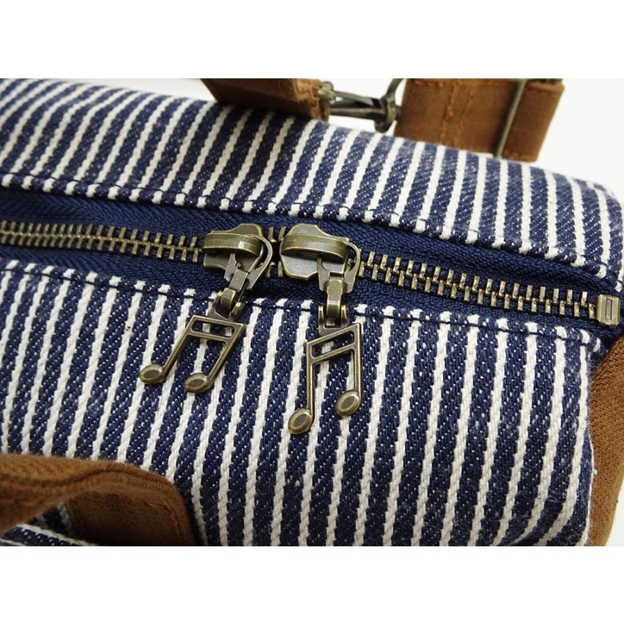 サムライジーンズ 小型ドラムポーチ SAMURAI MUSIC CLUB ヒッコリー