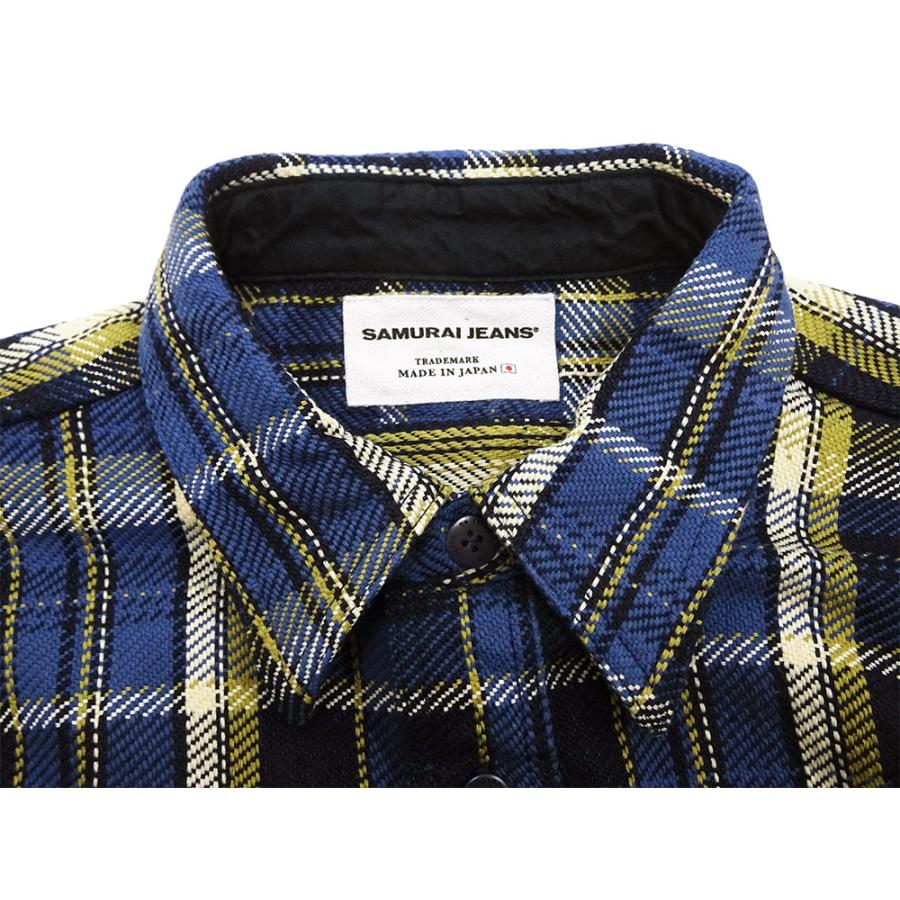 サムライジーンズ 長袖シャツ Samurai Jeans ロープインディゴ
