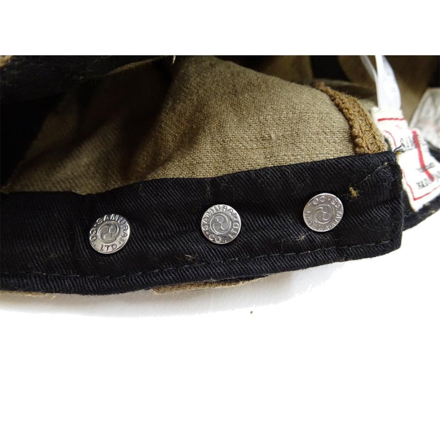 サムライジーンズ 15oz ヘビーチノ ワークキャップ Samurai Jeans 刀耳