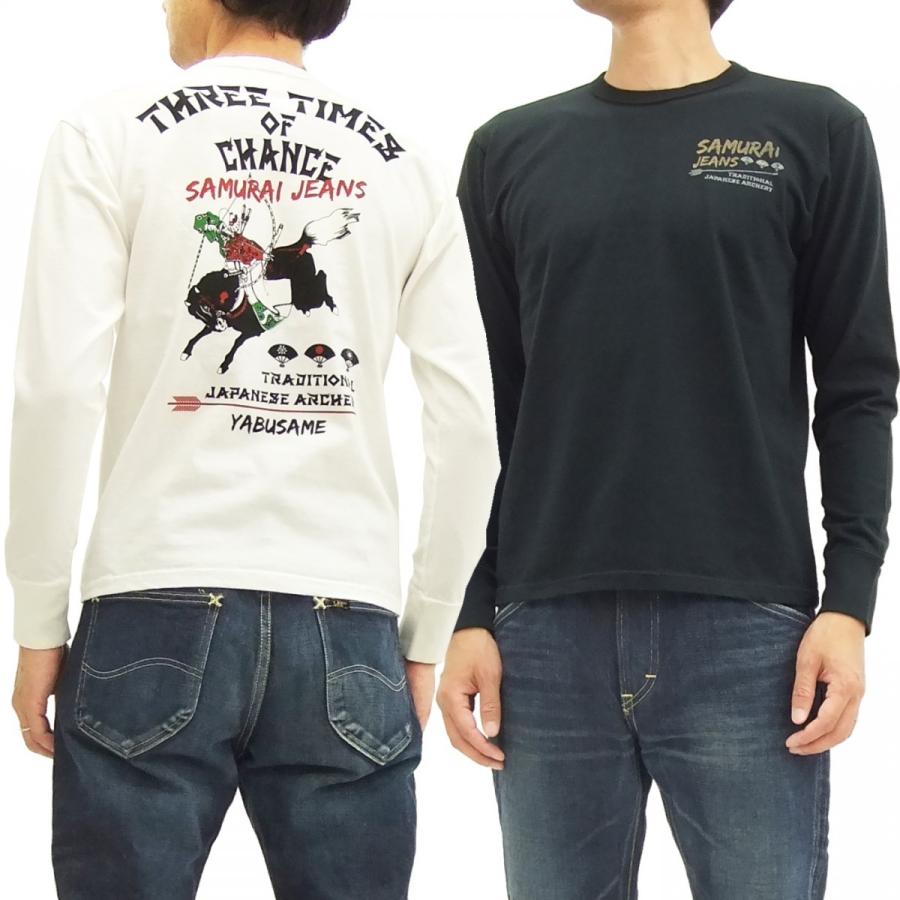 サムライジーンズ 長袖tシャツ Samurai Jeans ロンt Sjslt16 102 流鏑馬 やぶさめ 新品 Sjslt16 102 服の福助商店 通販 Yahoo ショッピング