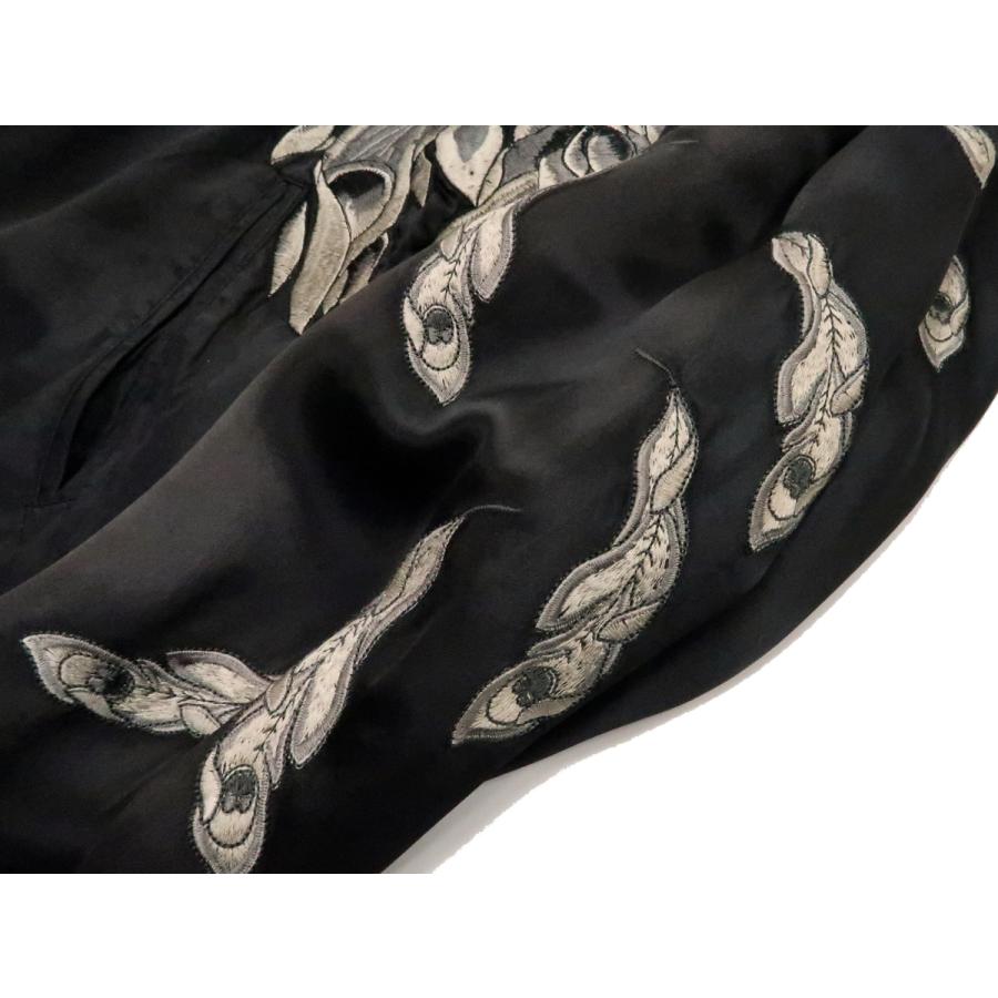 花旅楽団 スカジャン 飛翔 鳳凰 スクリプト フェニックス 総刺繍