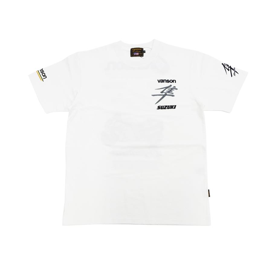 VANSON（バンソン） スズキ コラボTシャツ VANSON SUZUKI 隼 GSX1300R