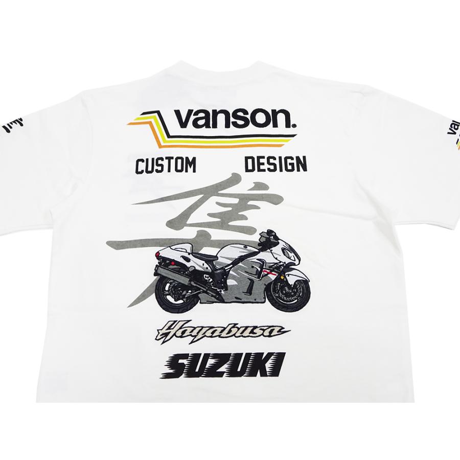 VANSON（バンソン） スズキ コラボTシャツ VANSON SUZUKI 隼 GSX1300R