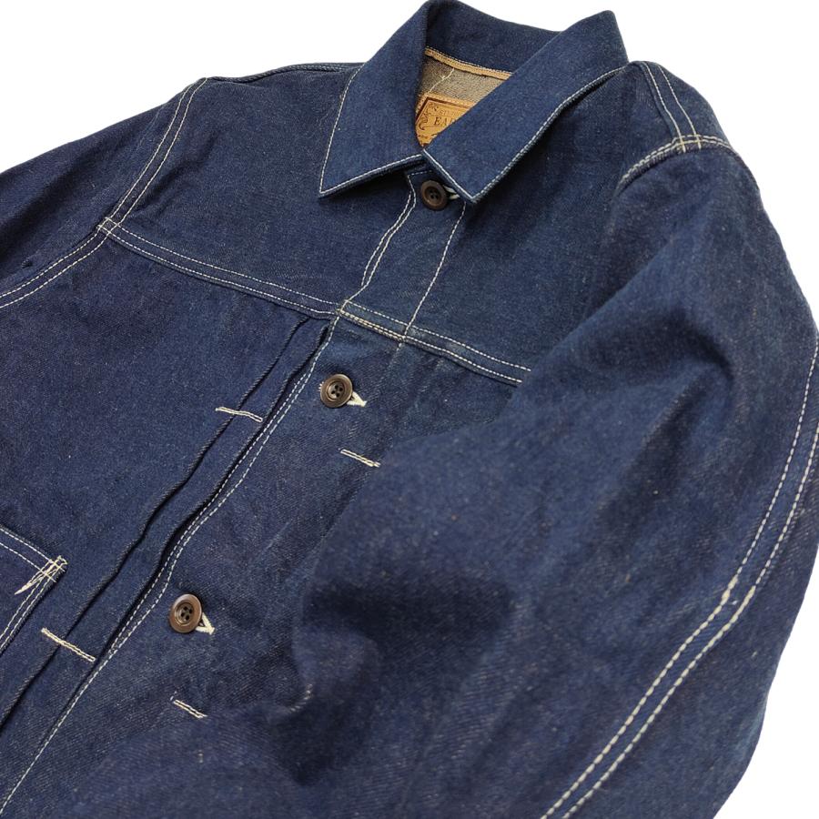 ステュディオダルチザン 45th アースデニムジャケット ダルチザン 15oz. FOX COTTON Gジャン SP-114 新品の画像