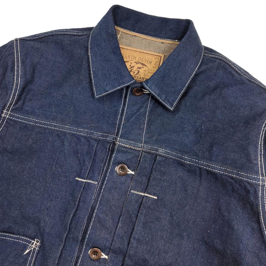 ステュディオダルチザン 45th アースデニムジャケット ダルチザン 15oz. FOX COTTON Gジャン SP-114 新品の画像