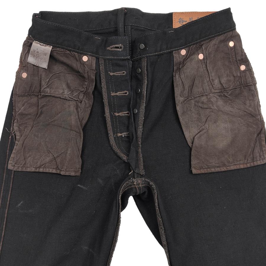 ステュディオダルチザン 45th 奄美泥染 インディゴジーンズ ダルチザン 18oz. セルヴィッチ デニムパンツ SP-120 新品の画像