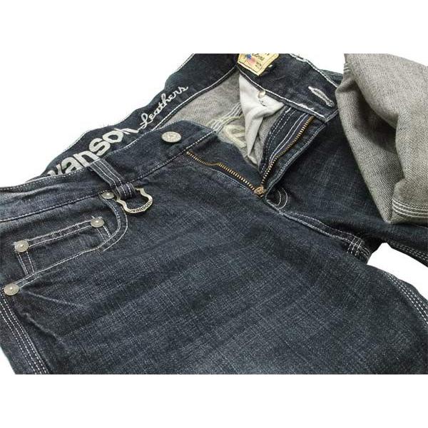 VANSON（バンソン） デニムパンツ スカル刺繍 ジーンズ アメカジ