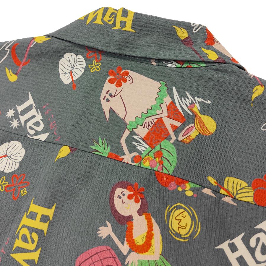 SUN SURF サンサーフ アンクルトリス シアサッカー アロハシャツ TRIP