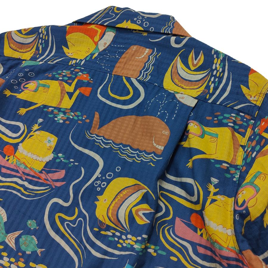 SUN SURF サンサーフ アンクルトリス ドビーコットン アロハシャツ