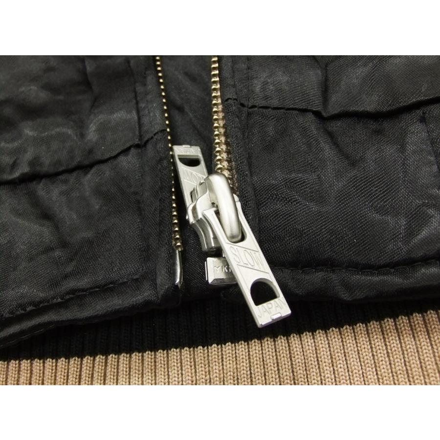 花旅楽団 スカジャン SSJ-506 月雁 スクリプト 和柄 メンズ スーベニア