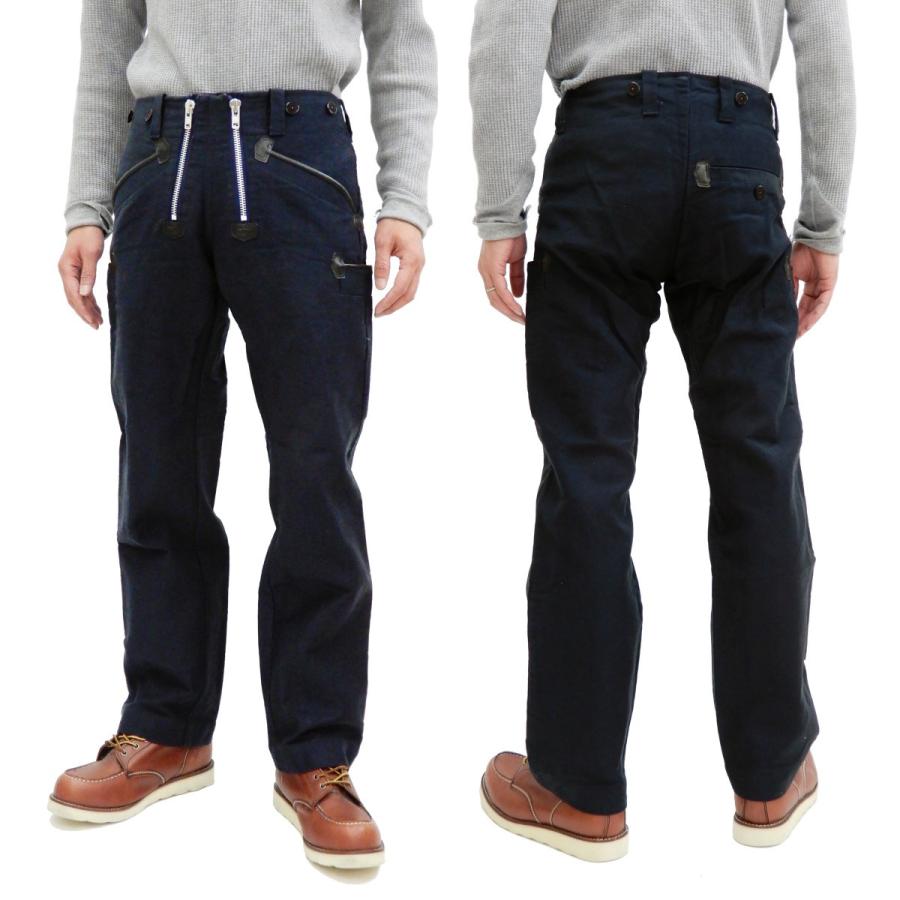 美品 オールドジョー 針刺し シンチバック トラウザーズ ワーク パンツ W34 30's~ UNKNOWN ウールワークパンツ 針刺しシンチバック ブラック