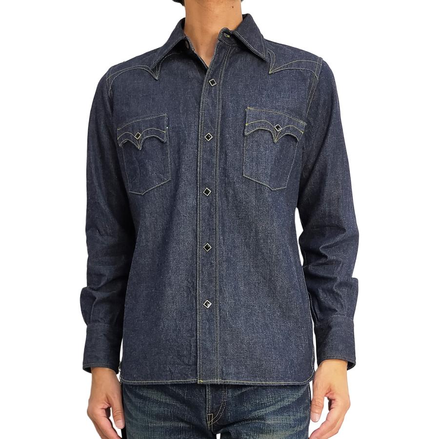 サムライジーンズ カモメウエスタンシャツ Samurai Jeans 10oz 刀耳 