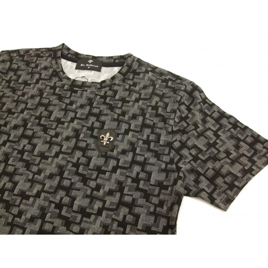 ビーアンビション Tシャツ Be Ambition 幾何学グラフィック 半袖T