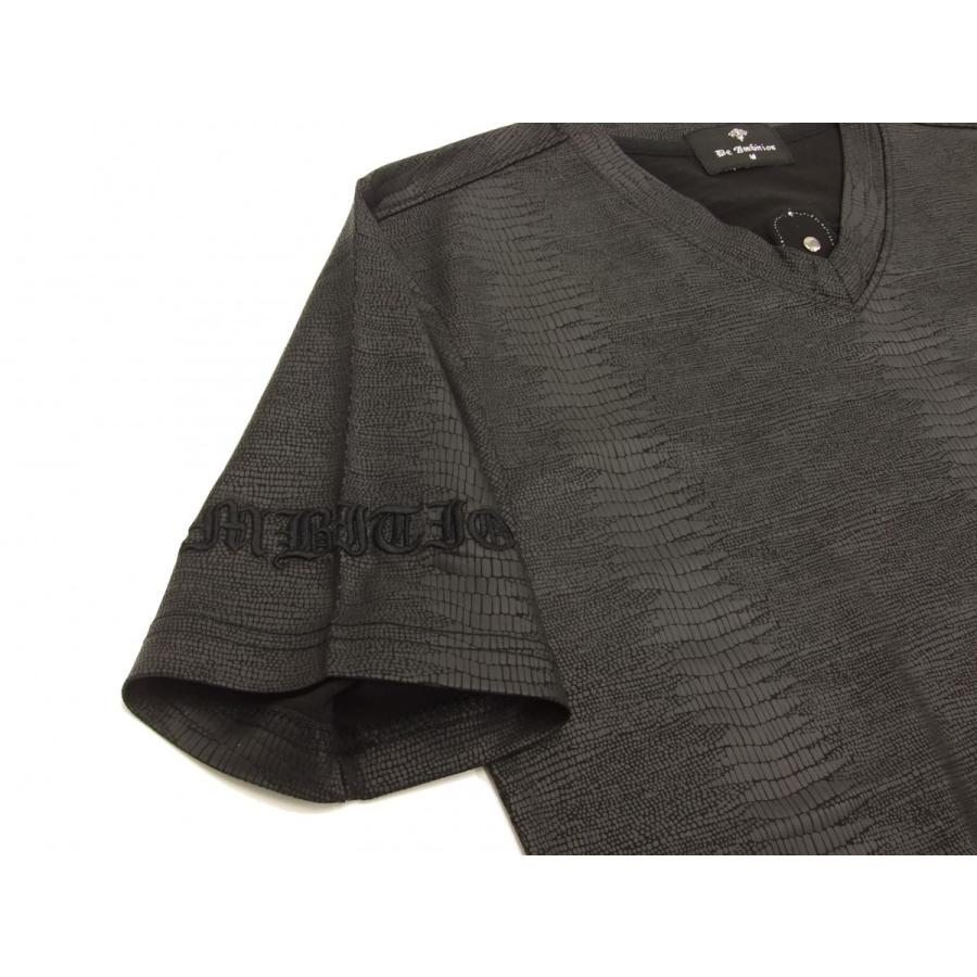 ビーアンビション Tシャツ Be Ambition パイソングラフィック 蛇柄 V