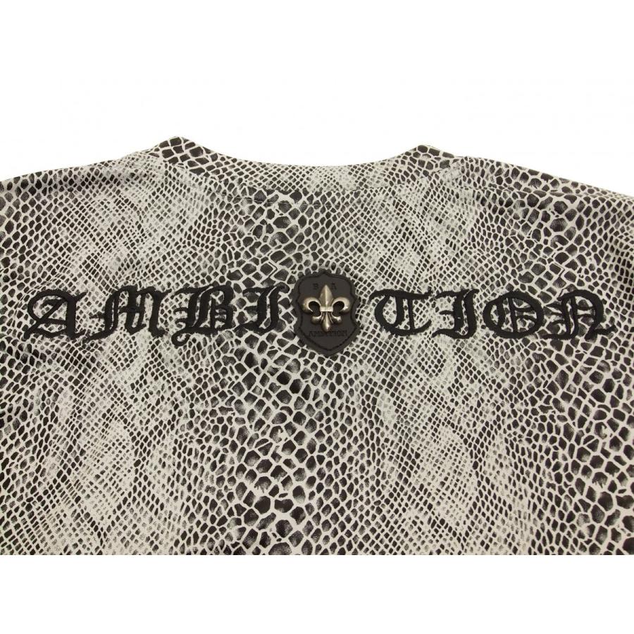ビーアンビション Tシャツ Be Ambition パイソングラフィック 蛇柄 V