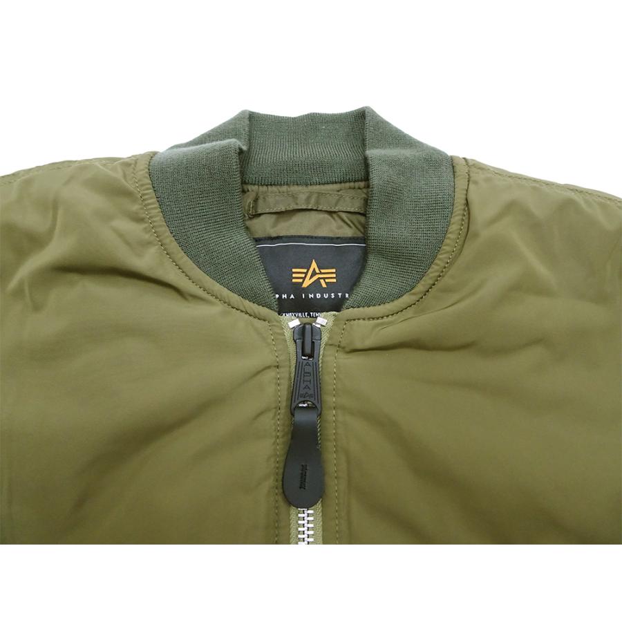 Alpha Industries アルファ ライト MA-1 ALPHA ポリエステル Alpha Industries アルファ ライト MA-1 ALPHA ポリエステル