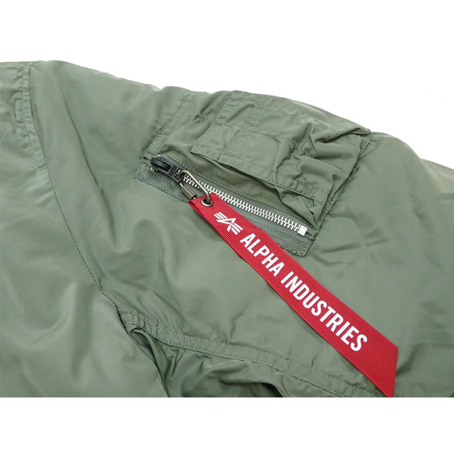 Alpha Industries アルファ ライト MA-1 ALPHA ポリエステル Alpha Industries アルファ ライト MA-1 ALPHA ポリエステル