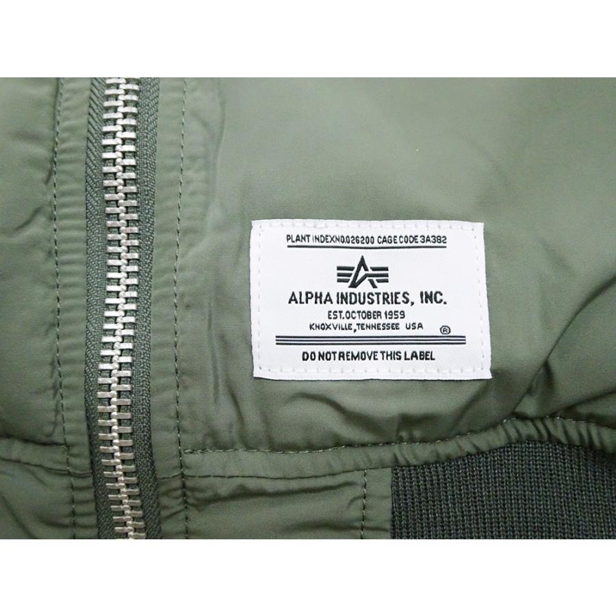 Alpha Industries アルファ ライト MA-1 ALPHA ポリエステル Alpha Industries アルファ ライト MA-1 ALPHA ポリエステル