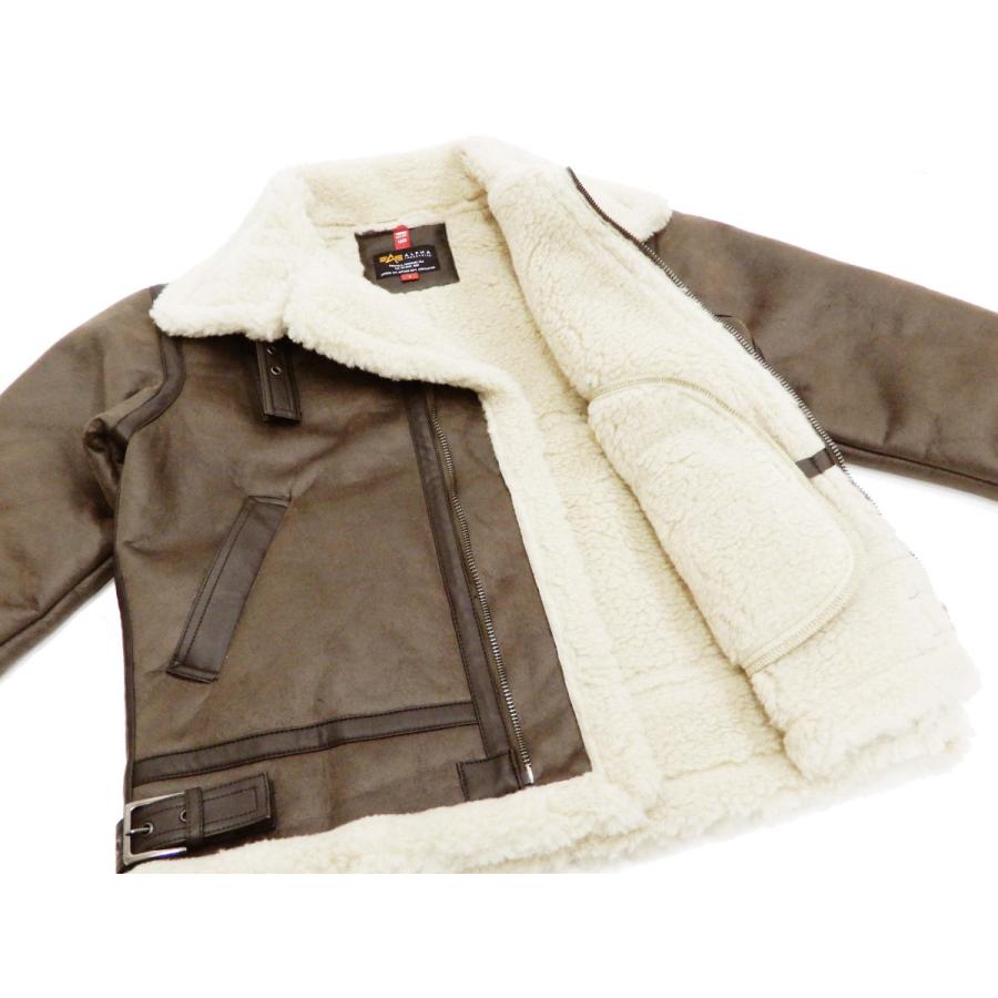 最終値下げしました❗️ ALPHA フェイクムートンジャケットL 黒/ベージュ FREAK'S STORE（フリークスストア）の「【WEB限定】ALPHA/アルファ WB