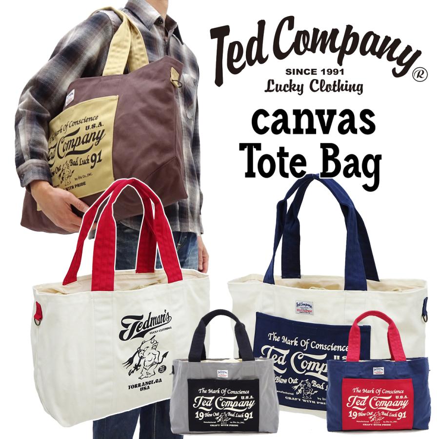TEDMAN（テッドマン） キャンバス トートバッグ ラッキーレッドデビル 