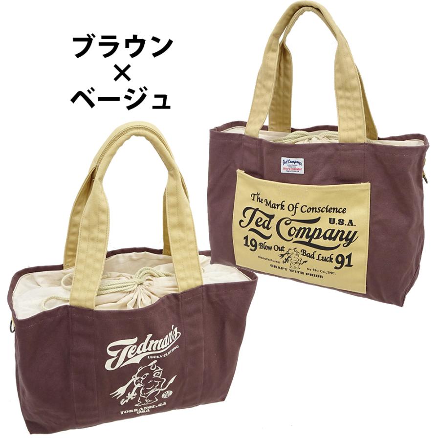 TEDMAN（テッドマン） キャンバス トートバッグ ラッキーレッドデビル 