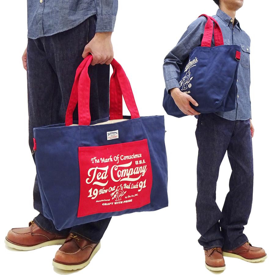 TEDMAN（テッドマン） キャンバス トートバッグ ラッキーレッドデビル