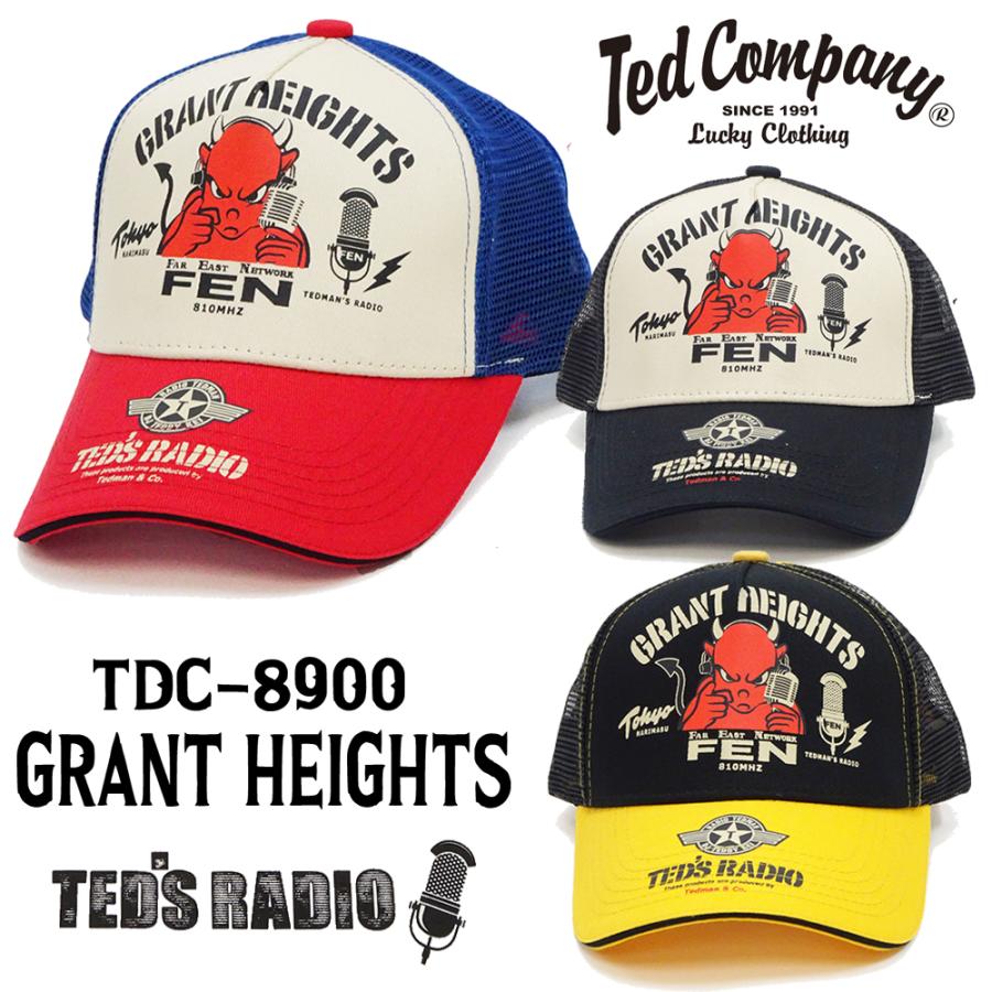 TEDMAN テッドマン キャップ サイドメッシュ 帽子 GRANT HEIGHTS TEDMAN テッドマン キャップ サイドメッシュ 帽子 GRANT HEIGHTS