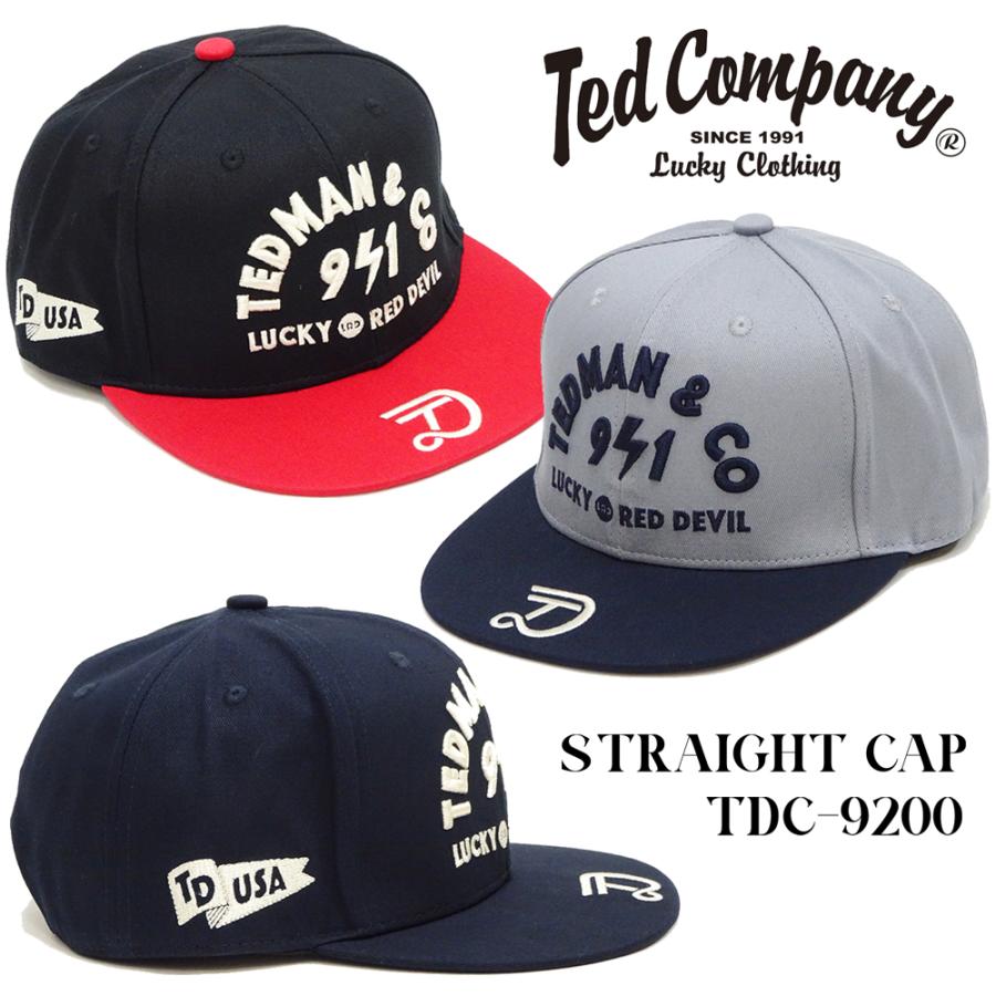TEDMAN（テッドマン） キャップ TEDMAN 6方パネル ストレートキャップ