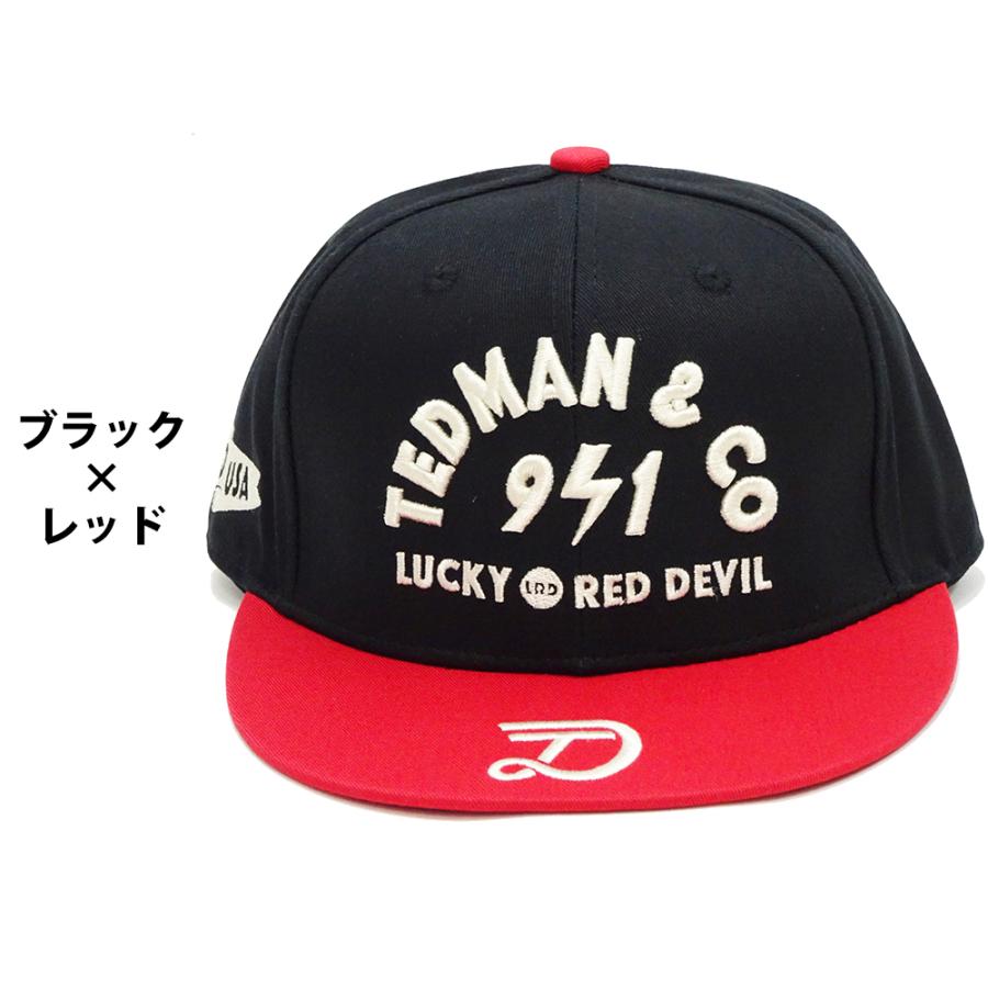 TEDMAN（テッドマン） キャップ TEDMAN 6方パネル ストレートキャップ