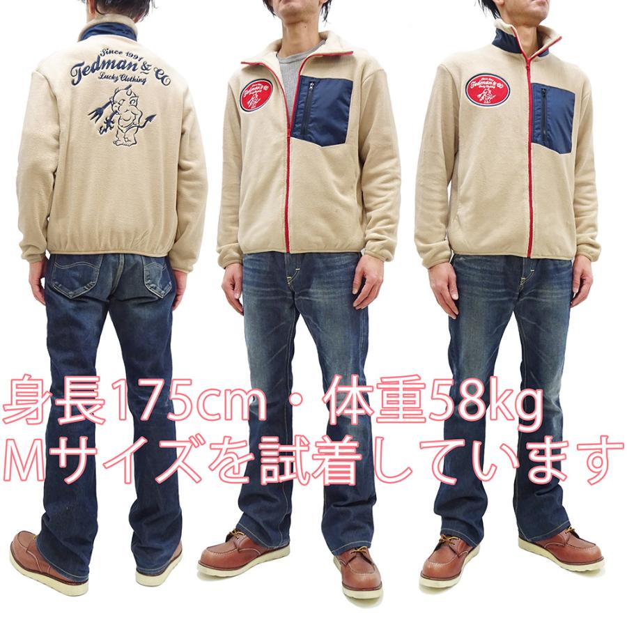 マックツール テッドマンコラボフリースジャケットLサイズ フリースジャケット TEDMAN テッドマン TDFJ-100 エフ商会 efu