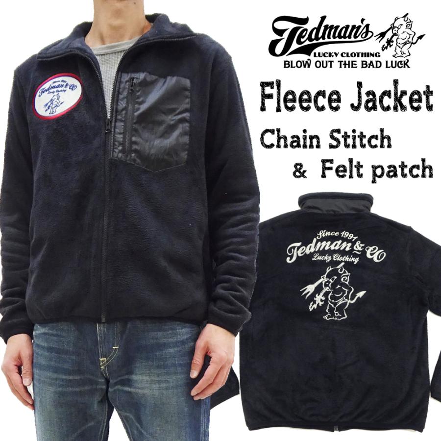 TEDMAN テッドマン フリースジャケット クラシック レトロ ボア 
