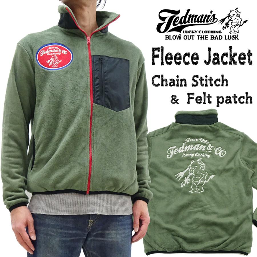 TEDMAN テッドマン フリースジャケット クラシック レトロ ボア 