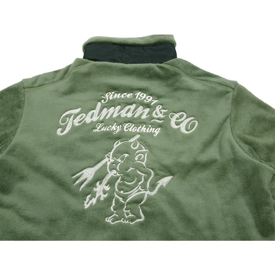 TEDMAN（テッドマン） フリースジャケット クラシック レトロ ボア 