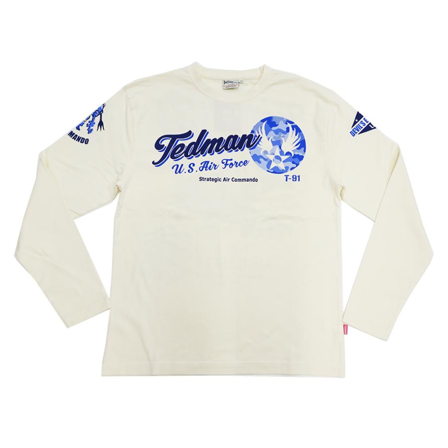 TEDMAN（テッドマン） 長袖Tシャツ ロンT U.S.Air Force ミリタリー
