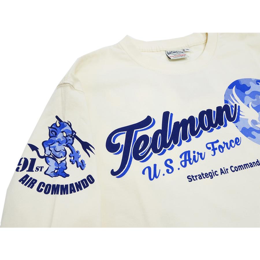 TEDMAN（テッドマン） 長袖Tシャツ ロンT U.S.Air Force ミリタリー