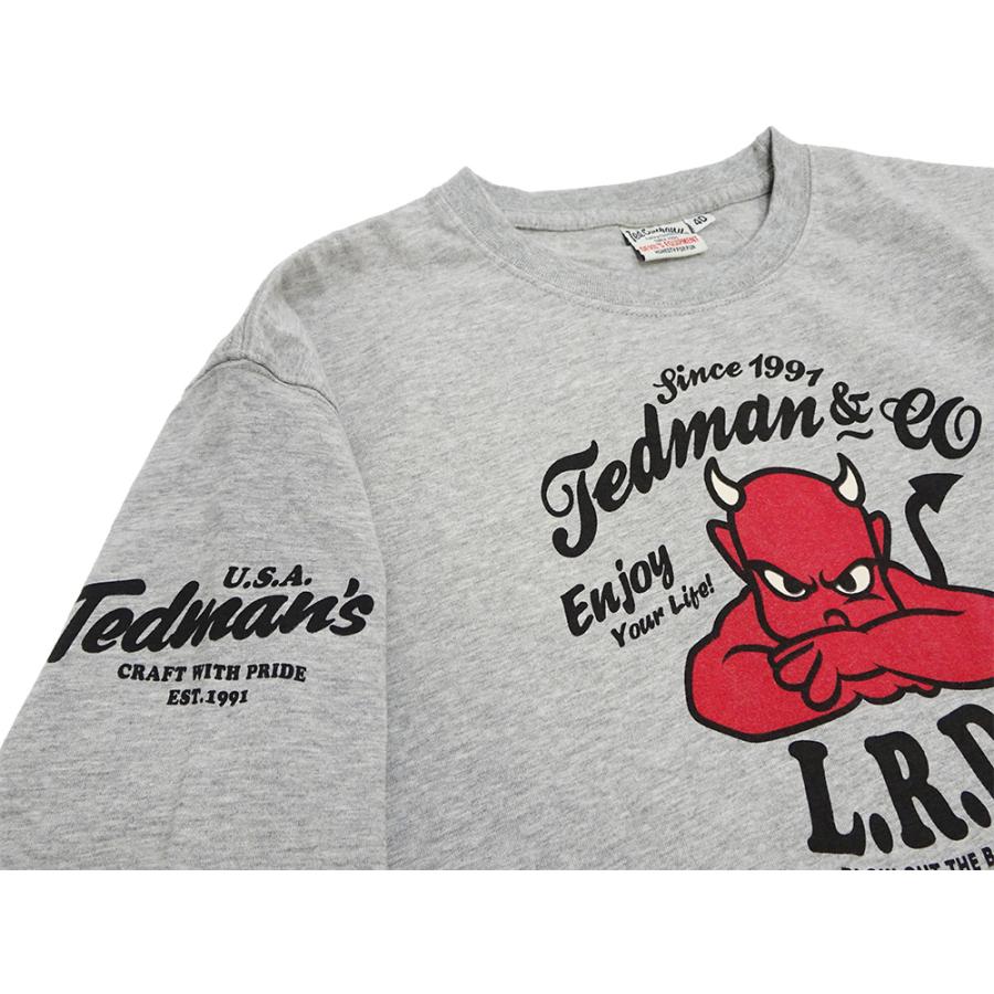 TEDMAN（テッドマン） 長袖Tシャツ ロンT BEING CHARGED リラックス