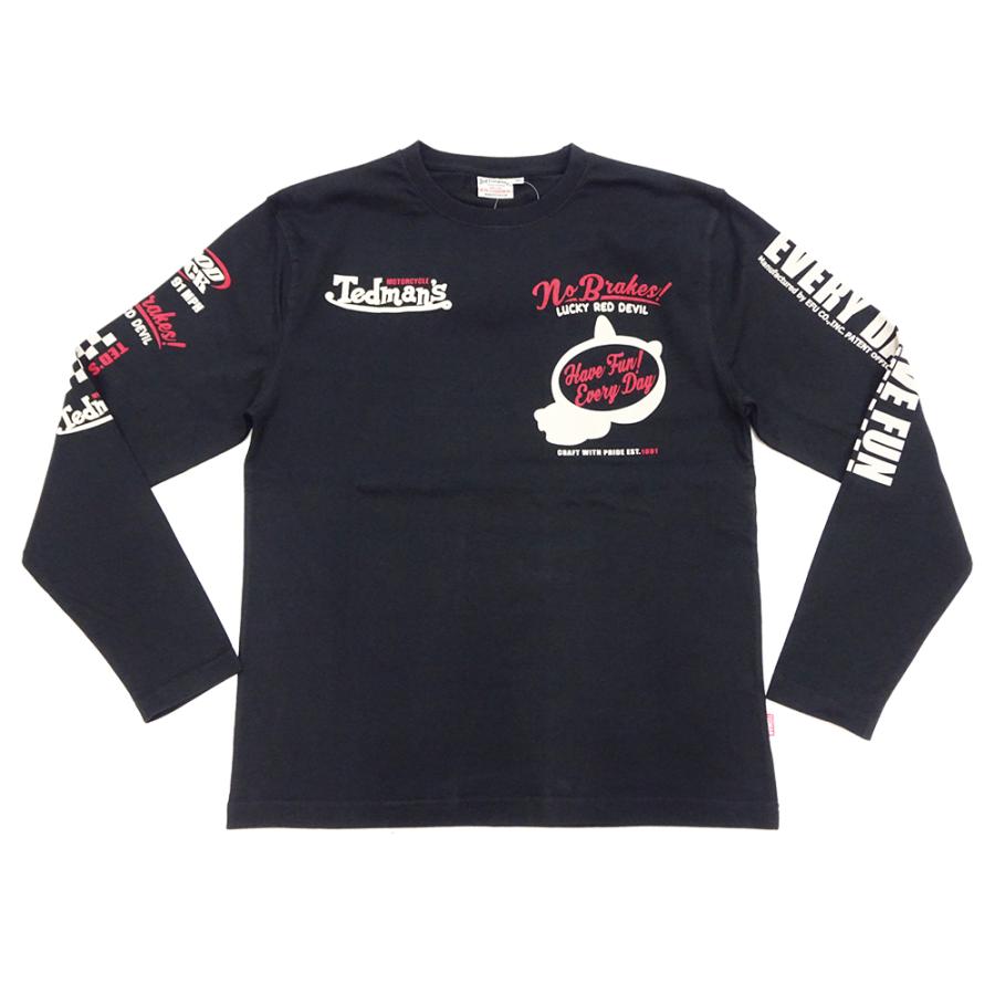 TEDMAN（テッドマン） 長袖Tシャツ ロンT TED'S MOTORCYCLE ミニバイク