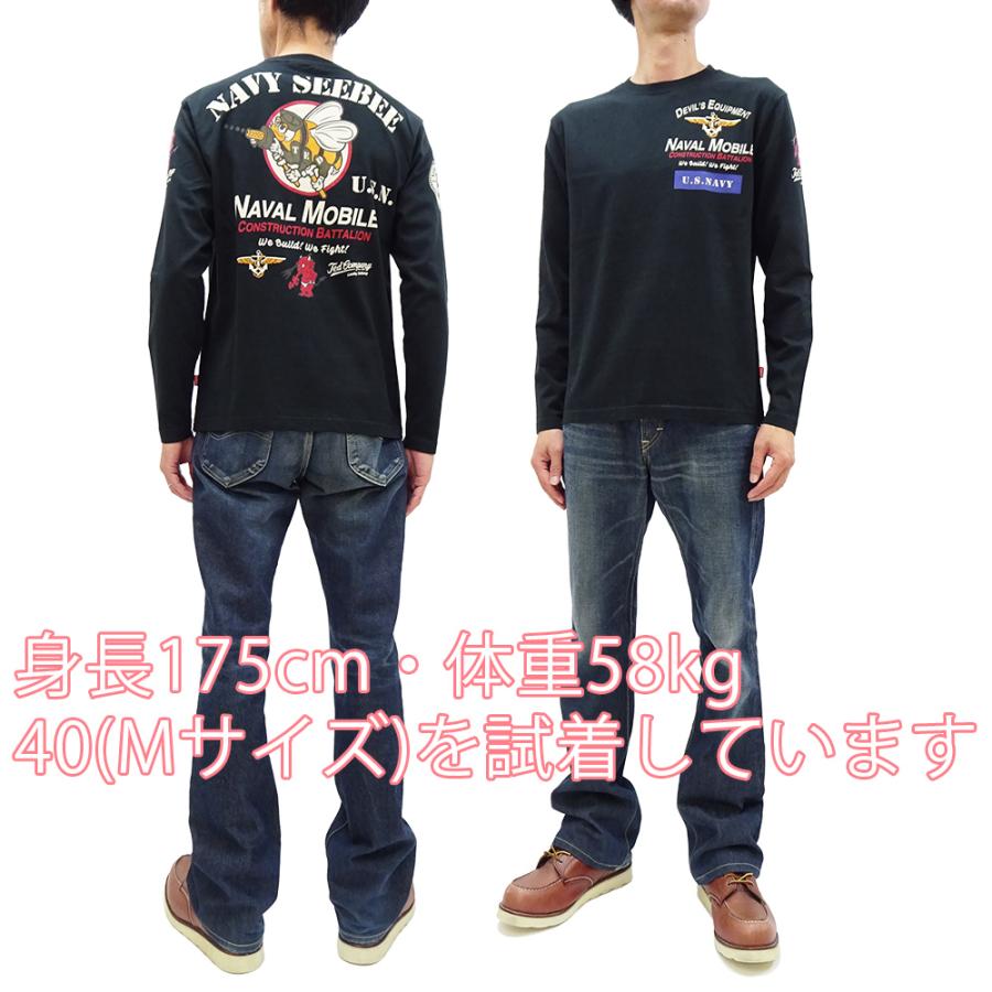 TEDMAN（テッドマン） ロンT TEDMAN 長袖Tシャツ NAVY SEEBEE 海軍建設