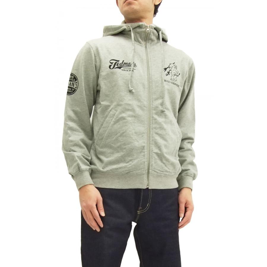 TEDMAN（テッドマン） パーカー フルジップスウェット ミニ裏毛 TDSP