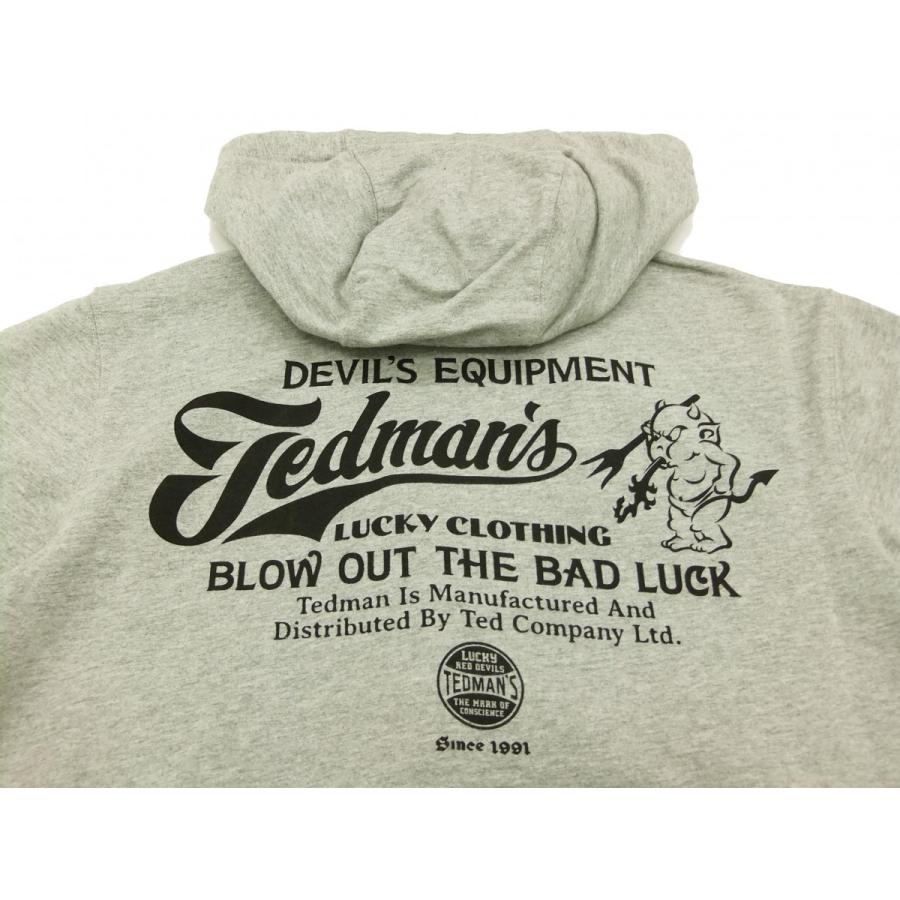 TEDMAN（テッドマン） パーカー フルジップスウェット ミニ裏毛 TDSP