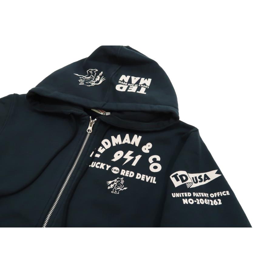 TEDMAN テッドマン スウェットパーカー TEDMAN＆CO 91 裏起毛 