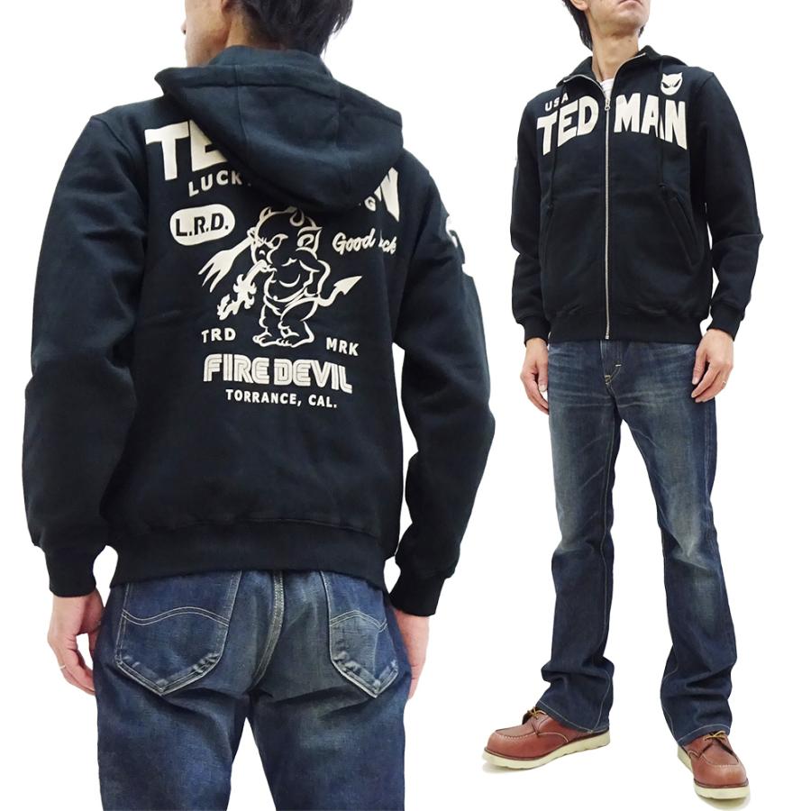 TEDMAN（テッドマン） パーカー 裏毛スウェット フーディ ビッグロゴ