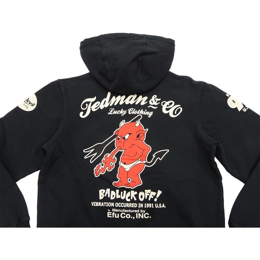 TEDMAN（テッドマン） スウェットパーカー ジップアップ 裏起毛